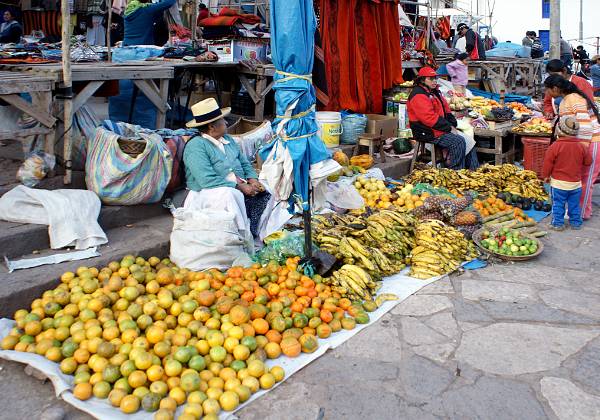 Pisac le marché