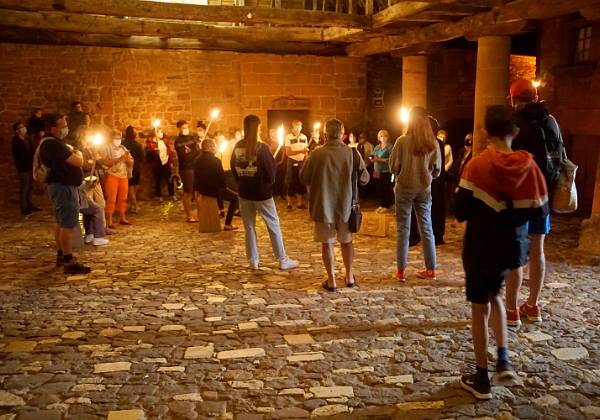 Visite  aux flambeaux